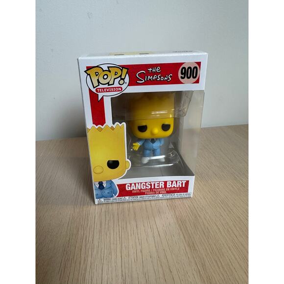 The Simpsons Gangster Bart Funko Pop No 900 - NEW in BOX - Picture 1 of 5